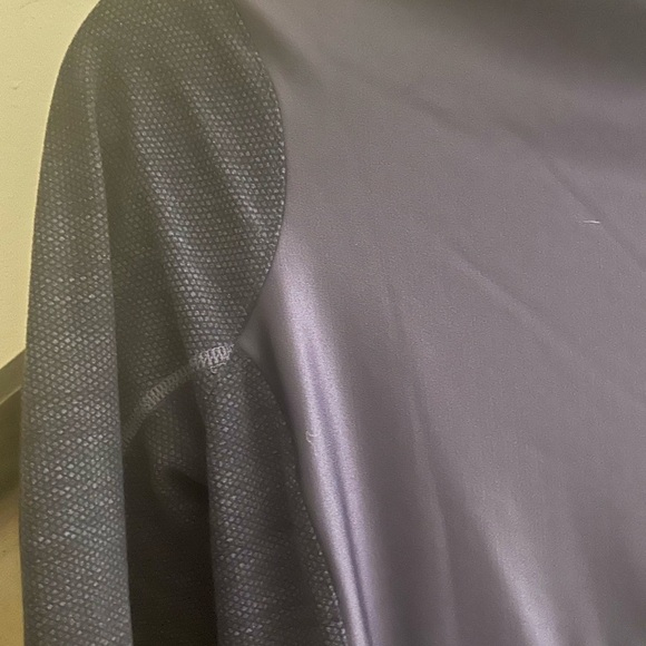 Lululemon Deep Purple Sweater Jacket Asymmetrical Zipper Moto Style SZ 8 - Picture 5 of 11